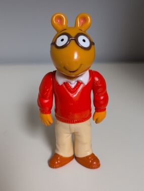 💜2/$20💜 Arthur Figure Moveable Arms 5" 1996 Marc Brown Hasbro Vintage